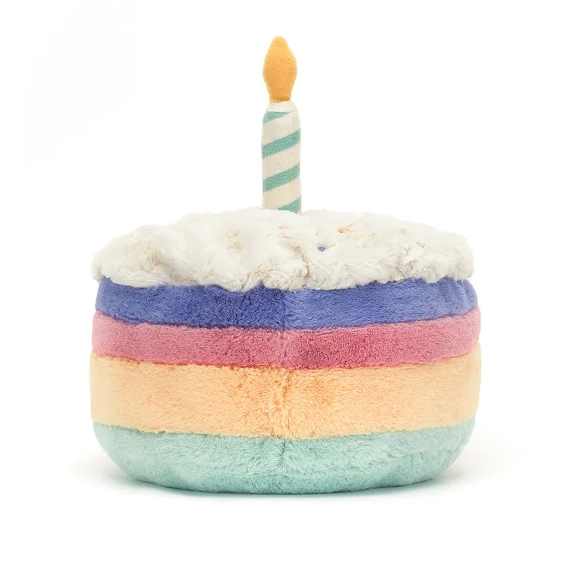 Jellycat- Amuseable Rainbow Birthday Cake