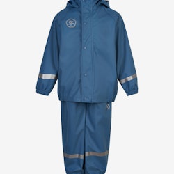 Color Kids - Rain Set/ Regn set - Solid PU- Captains Blue