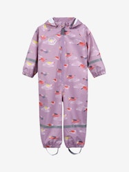 Color Kids - Baby Rainsuit/ regnoverall  AOP - PU- Cerulean