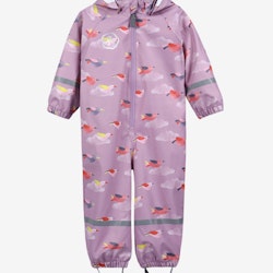 Color Kids - Baby Rainsuit/ regnoverall  AOP - PU- Cerulean