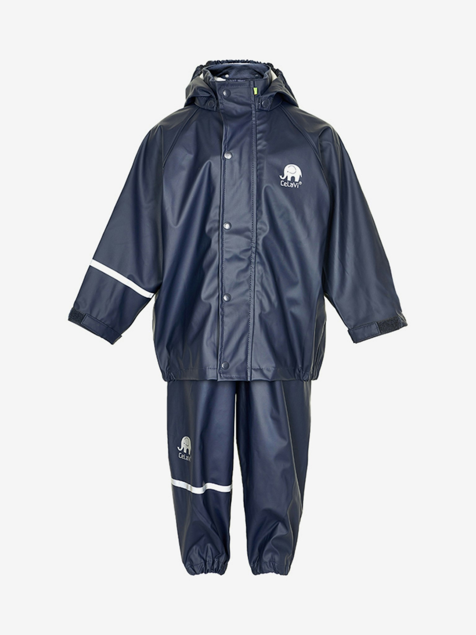 CeLaVi - Basic Rainwear Set/ Regn set -Solid PU- Dark Navy