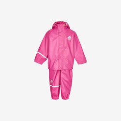 CeLaVi - Basic Rainwear Set/ Regn set -Solid PU- Real pink