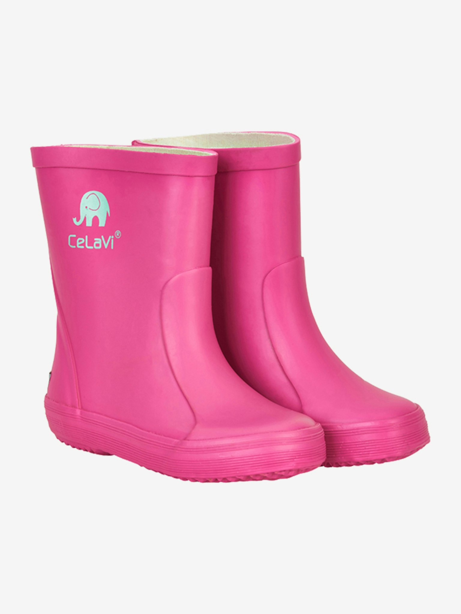 CeLaVi - Basic Wellies -Solid/ Gummistövlar-  Real pink