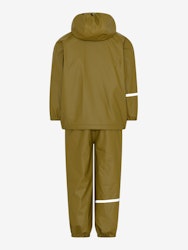 CeLaVi - Rainwear Set -Solid, W.Fleece/ Regnset med fleecefoder- Nutria