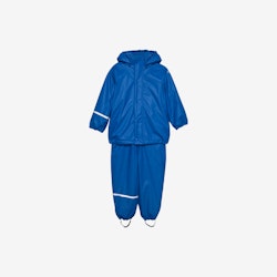 CeLaVi - Rainwear Set -Solid, W.Fleece/ Regnset med fleecefoder- Déja Vu Blue