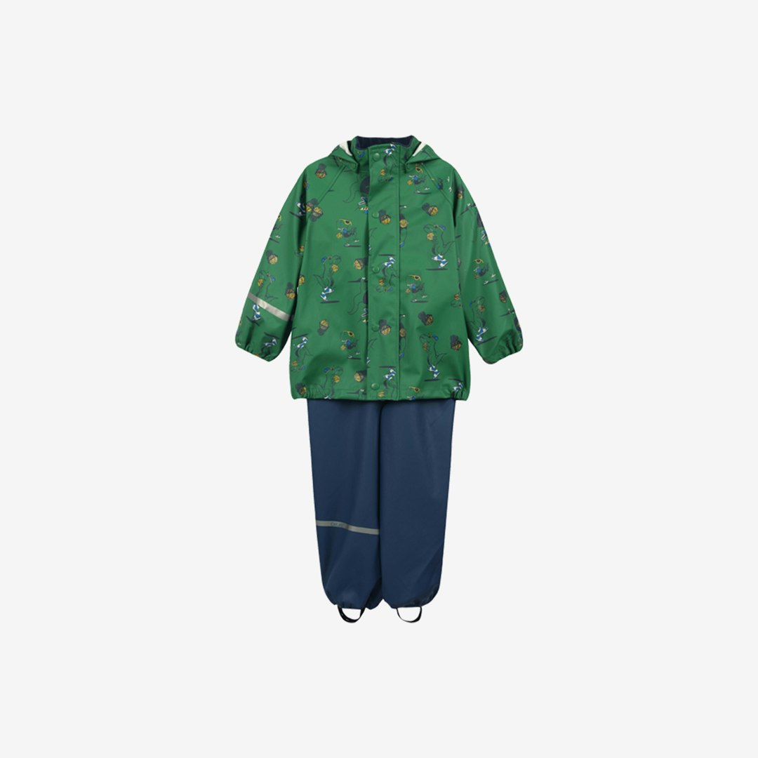 CeLaVi - Rainwear Set - AOP/ Regn set - Foliage Green