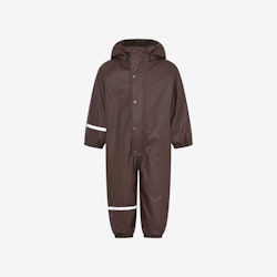 CeLaVi - Rainwear Suit, W.Fleece/ Regnoverall med fleecefoder- Java