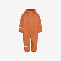 CeLaVi - Rainwear, W.Fleece/ Regnoverall med fleecefoder- Amber Brown