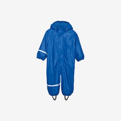 CeLaVi - Rainwear Suit, W.Fleece/ Regnoverall med fleecefoder- Déja Vu Blue