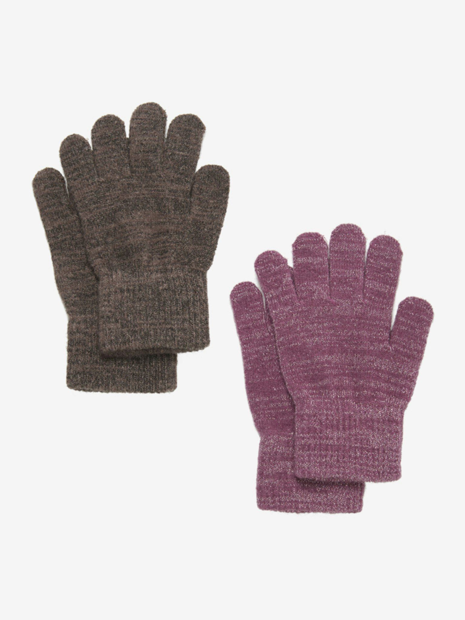 CeLaVi- Magic Glitter Gloves 2-Pack- Mellow Mauve/ fingervantar