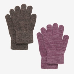 CeLaVi- Magic Glitter Gloves 2-Pack- Mellow Mauve/ fingervantar