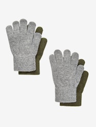 CeLaVi - Magic Gloves 2-Pack-Military Olive / fingervantar