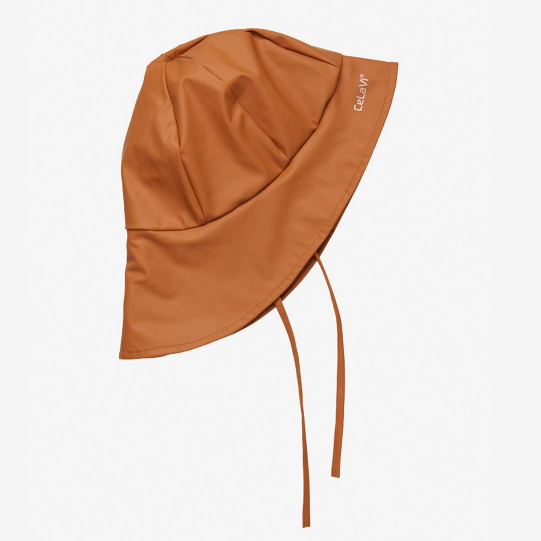 CeLaVi - PU Hat/ Regnhatt- Amber Brown