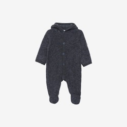 Fixoni Hush Babyoverall Ull- Dark Grey Melange