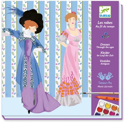 Djeco- Dresses through the ages/ pysselbox.