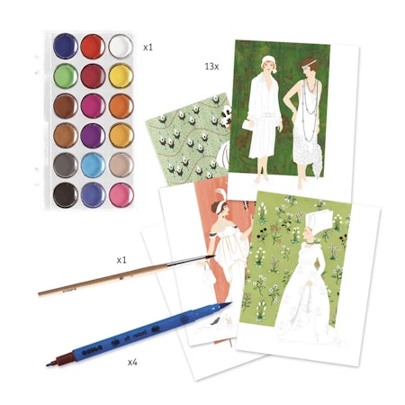 Djeco- Dresses through the ages/ pysselbox.