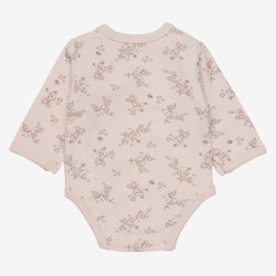 Fixoni - Wrap Body LS AOP- Sepia Rose