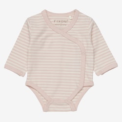 Fixoni - Wrap Body LS Stripe- Sepia Rose