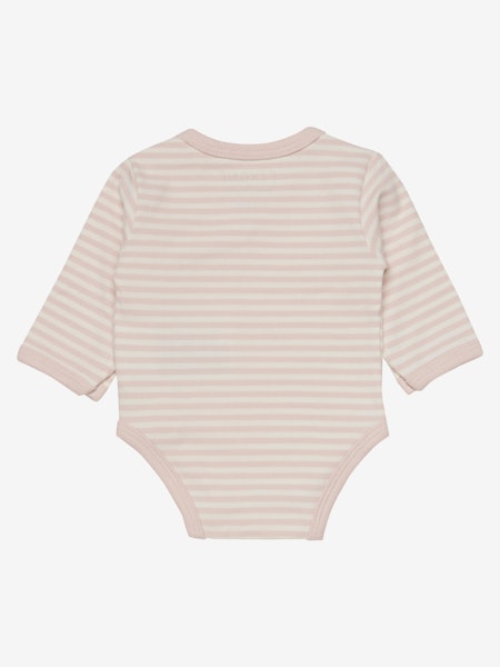 Fixoni - Wrap Body LS Stripe- Sepia Rose