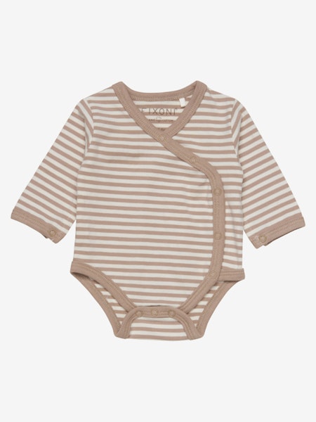 Fixoni - Wrap Body LS Stripe- Stucco