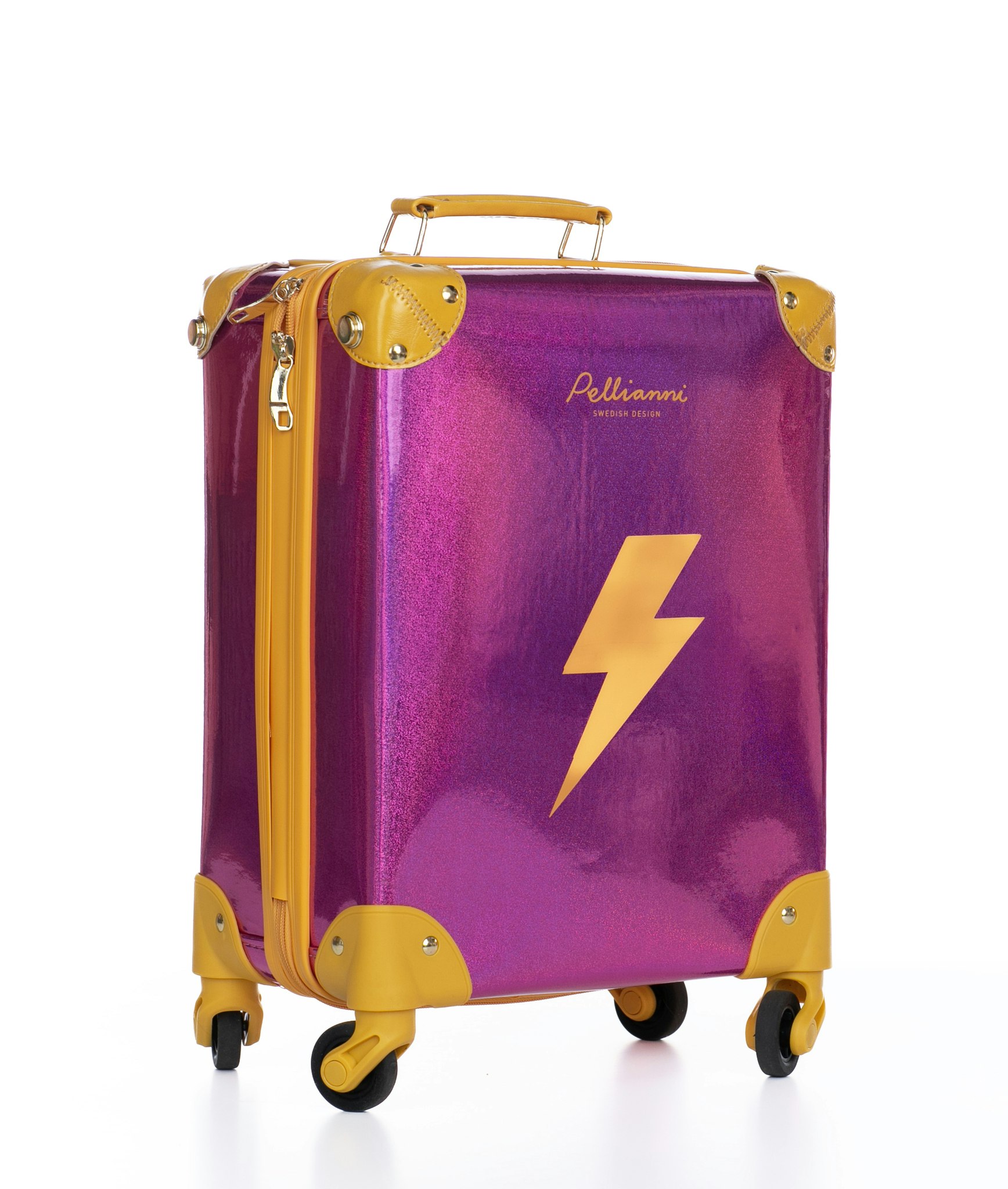 Kopia Suitcase Purple Lightning/ resväska med hjul.