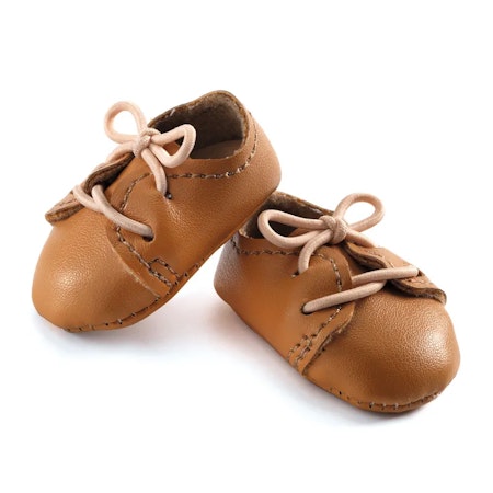 Djeco- Pomea Brown Shoes - Dolls Clothing