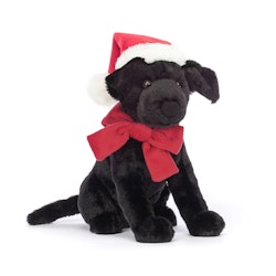 Jellycat- Winter Warmer Pippa Black Labrador