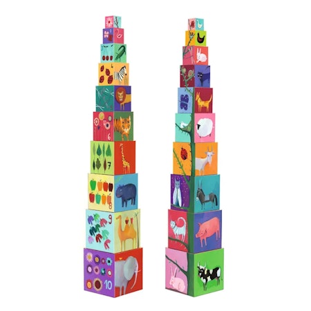 Djeco- 10 Nature and Animals Blocks