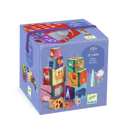 Djeco- 10 Nature and Animals Blocks