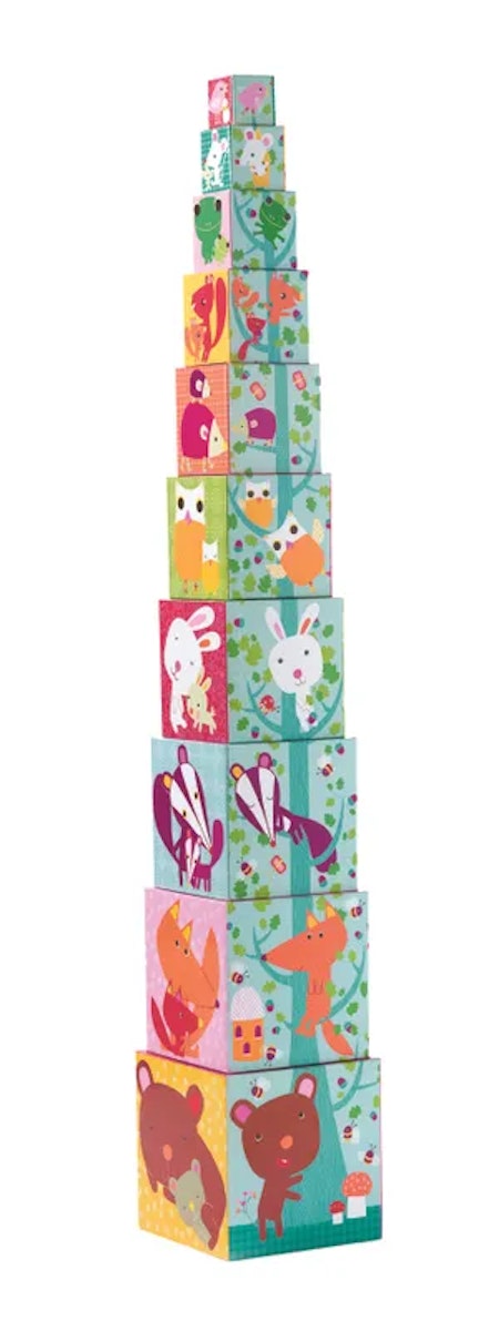 Djeco-  10 Forest Blocks