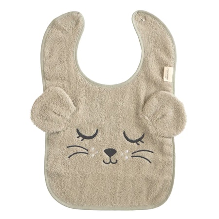 Roommate- Bib - MOUSE, grey