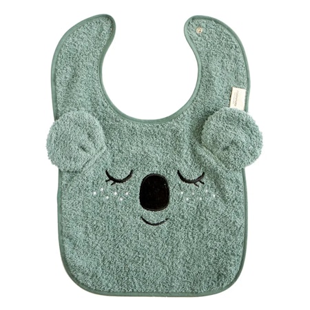 Roommate- Bib - KOALA, sea grey