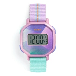 Djeco- Digital Watch - Purple Prisma/ klockor