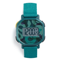 Djeco- Digital Watch - Green Snakes/ klockor