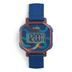 Djeco-Digital Watch - Blue Volute/ klockor