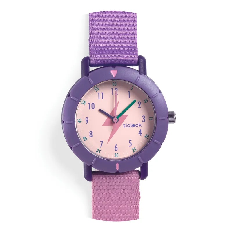 Djeco- Sport Watch - Purple Flash/ klockor