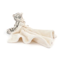 Jellycat- Bashful Snow Tiger Soother/snuttefilt