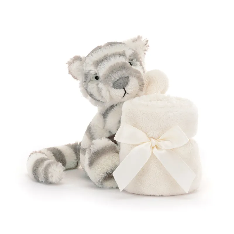 Jellycat- Bashful Snow Tiger Soother/snuttefilt