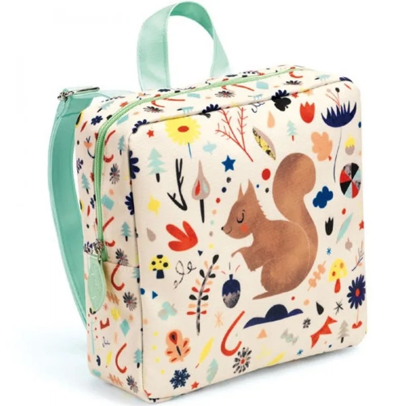 Djeco- Nursery school bag, Squirrel/ väskor
