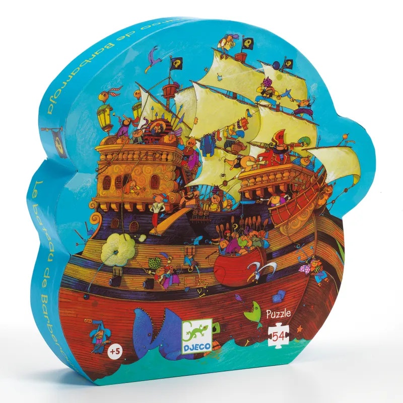 Djeco- Barbarossa´s boat, 54 pcs / Pussel