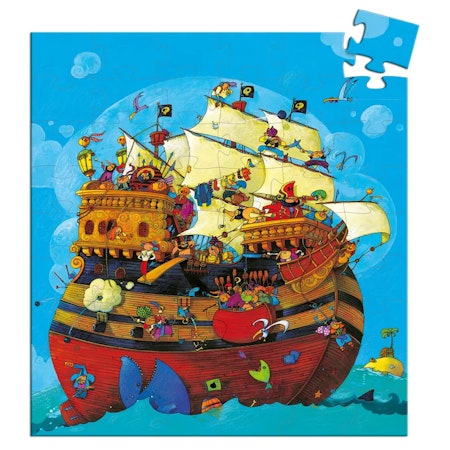 Djeco- Barbarossa´s boat, 54 pcs / Pussel