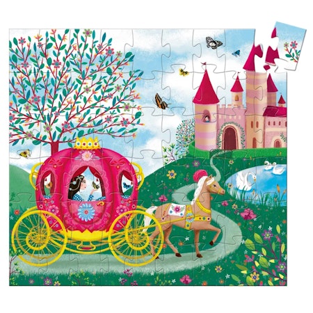 Djeco-  Siluettepussel, Eloises carrige, 54 pcs/ Pussel