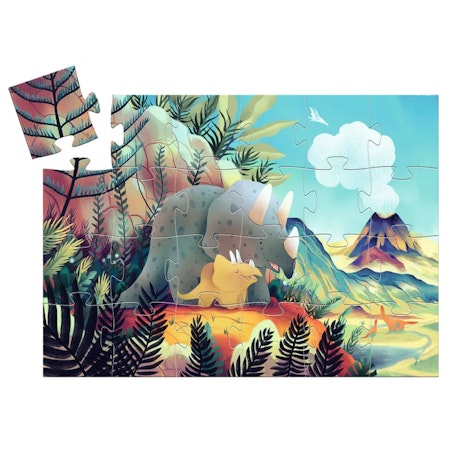 Djeco- Teo the Dino, 24 pcs/ Pussel