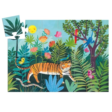 Djeco- Tigers walk, 24 pcs/ Pussel