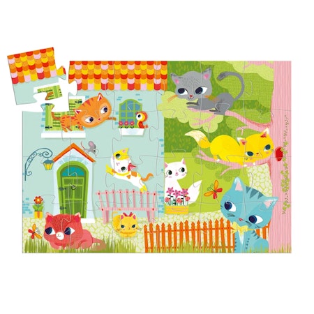 Djeco- Pachat and his friend, 24 pcs / Pussel