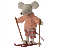 maileg- Winter mouse with ski set, Big sister