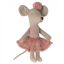 maileg- Ballerina mouse, Little sister - Rose