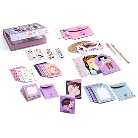 Djeco- Lucille correspondence box set. / pysselbox