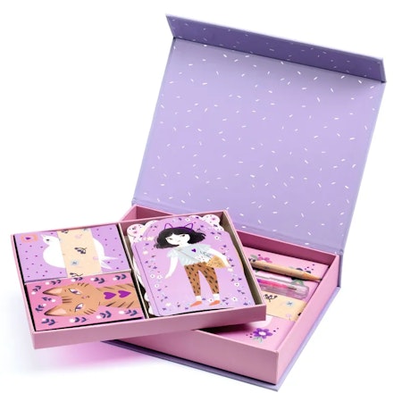 Djeco- Lucille correspondence box set. / pysselbox