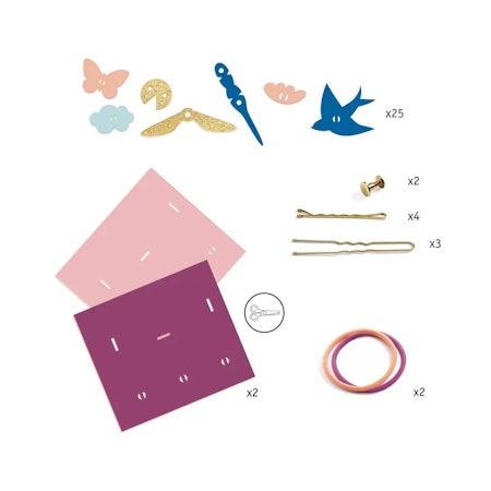 Djeco- Hairstyling accessories/ pysselbox